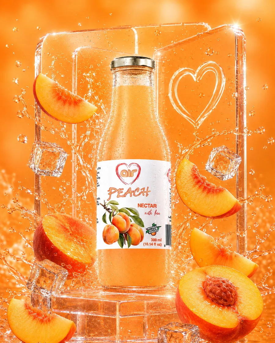 Air Heart Peach 300 ml showcase